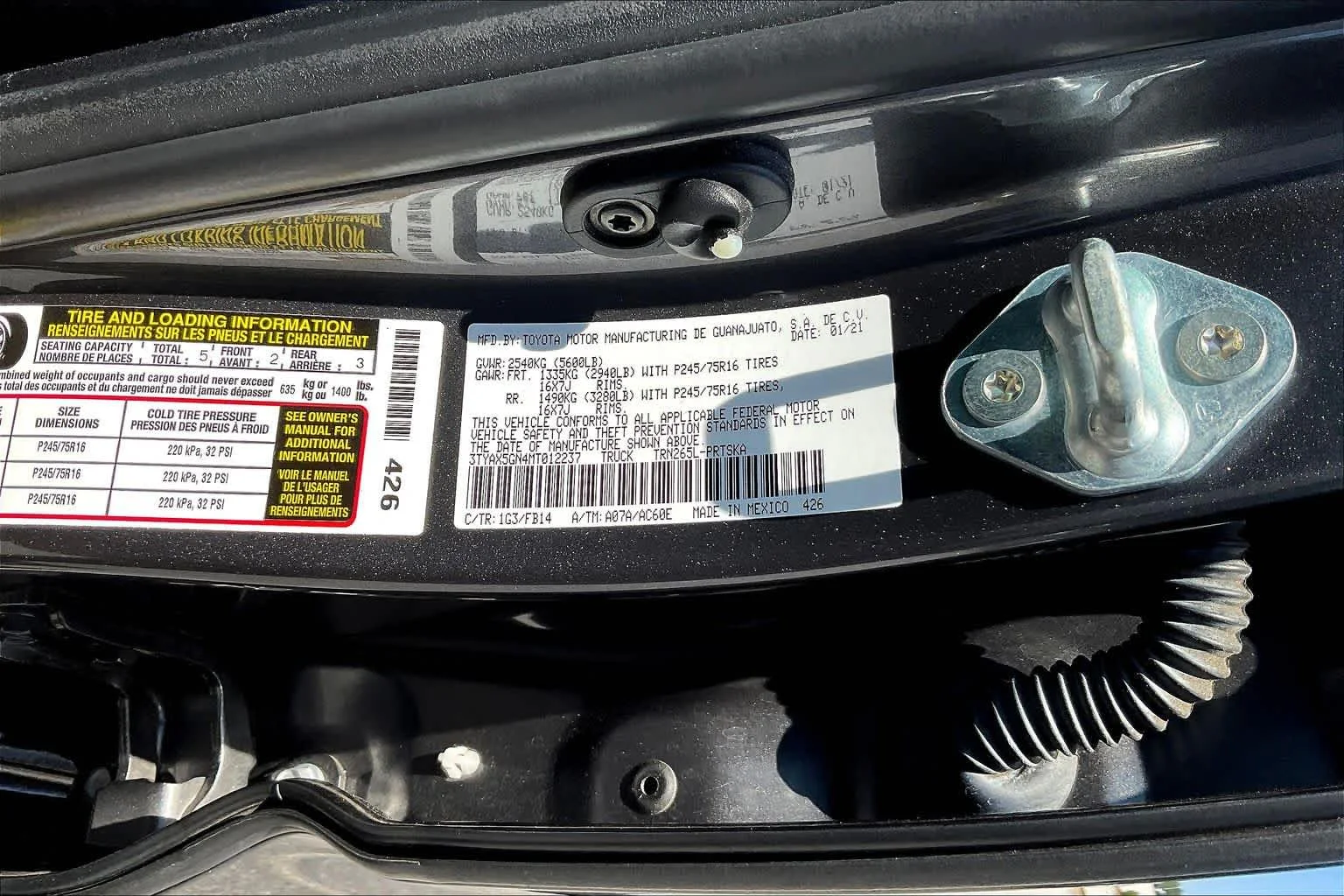 Used 2021 Magnetic Gray Metallic Toyota SR image 33
