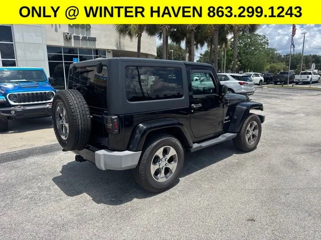 Used 2017 Black Jeep Sahara image 2