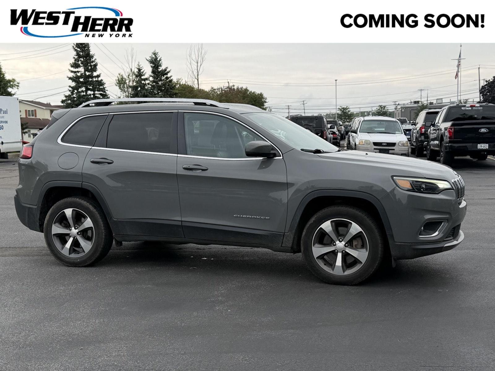 Used 2019 Sting-Gray Clearcoat Jeep Limited image 1