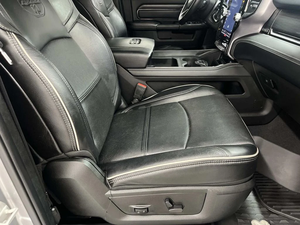 Used 2024 Billet Silver Metallic Clearcoat Ram Rebel Crew Cab 6.7L Diesel 4x4 1 Owner image 29