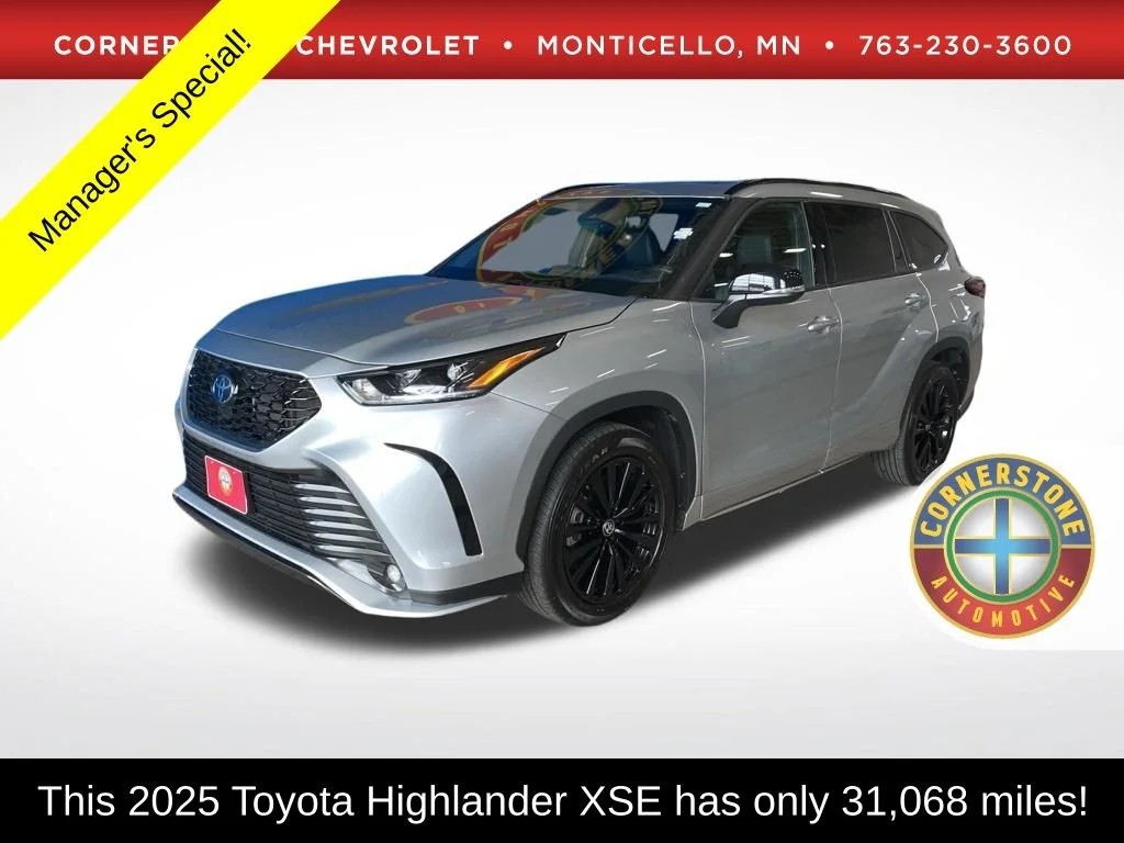 Used 2025 Silver Toyota XSE image 1