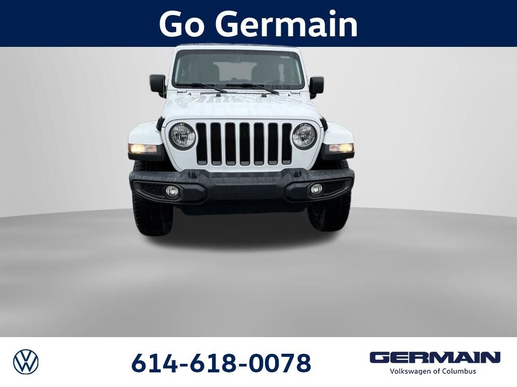 Used 2021 White Jeep Unlimited Sport image 12