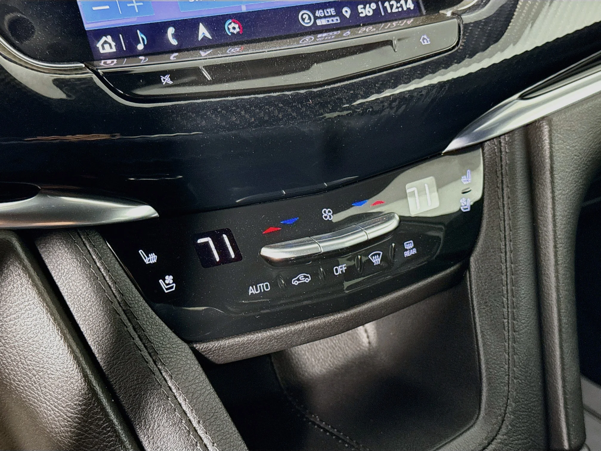 Used 2023 Stellar Black Metallic Cadillac AWD Sport image 14