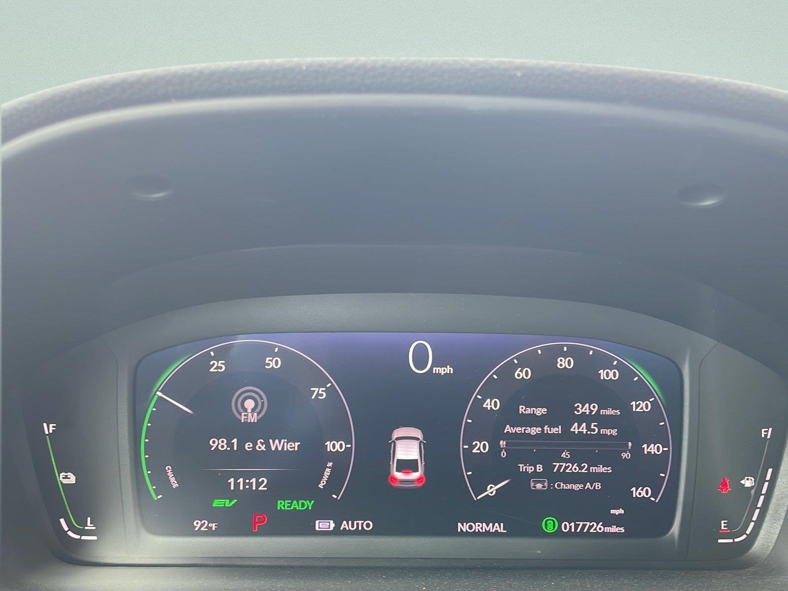 Certified Used 2024 Platinum White Pearl Honda HYBRID SPORT image 9