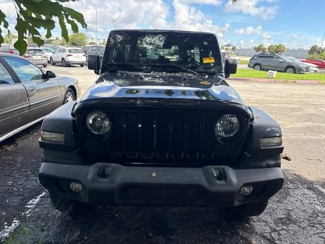 Used 2021 Black Jeep Unlimited Sport S image 2