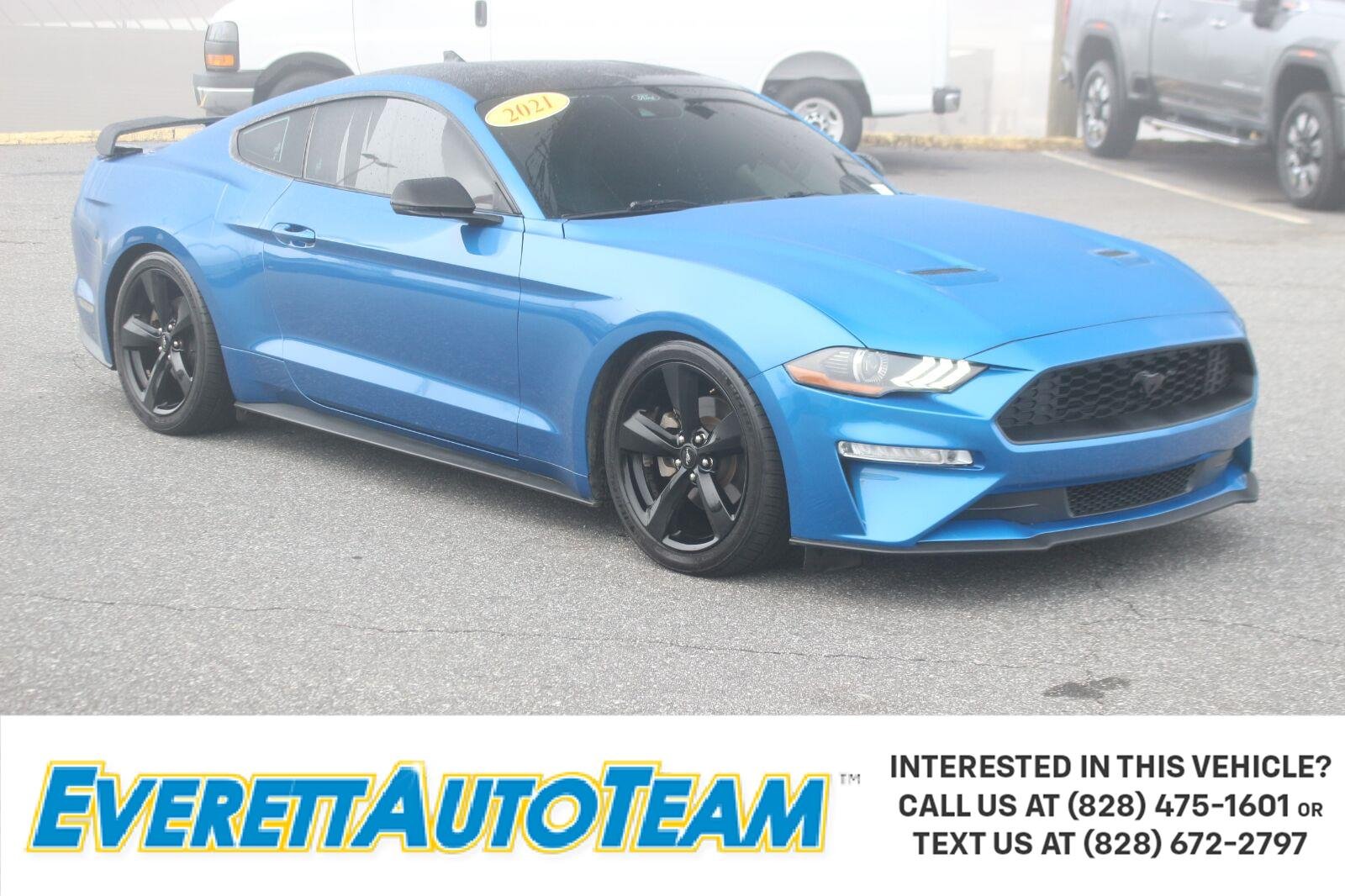 Used 2021 Blue Ford EcoBoost image 1