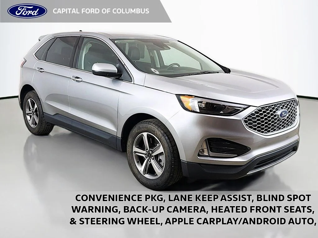Used 2024 Iconic Silver Metallic Ford SEL image 1