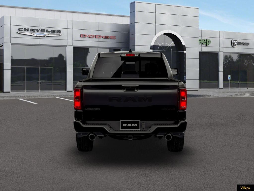 New 2026 Diamond Black Crystal Pearl-Coat Exterior Paint RAM Laramie image 6