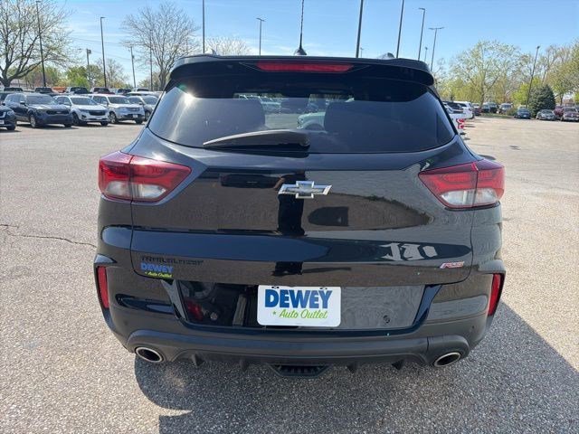 Used 2021 Mosaic Black Metallic Chevrolet RS image 4