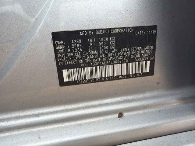 2020 Subaru Impreza