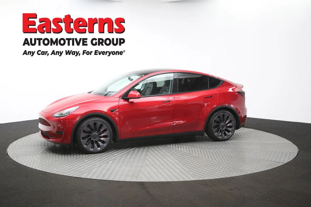 Used 2020 Red Tesla Performance image 53