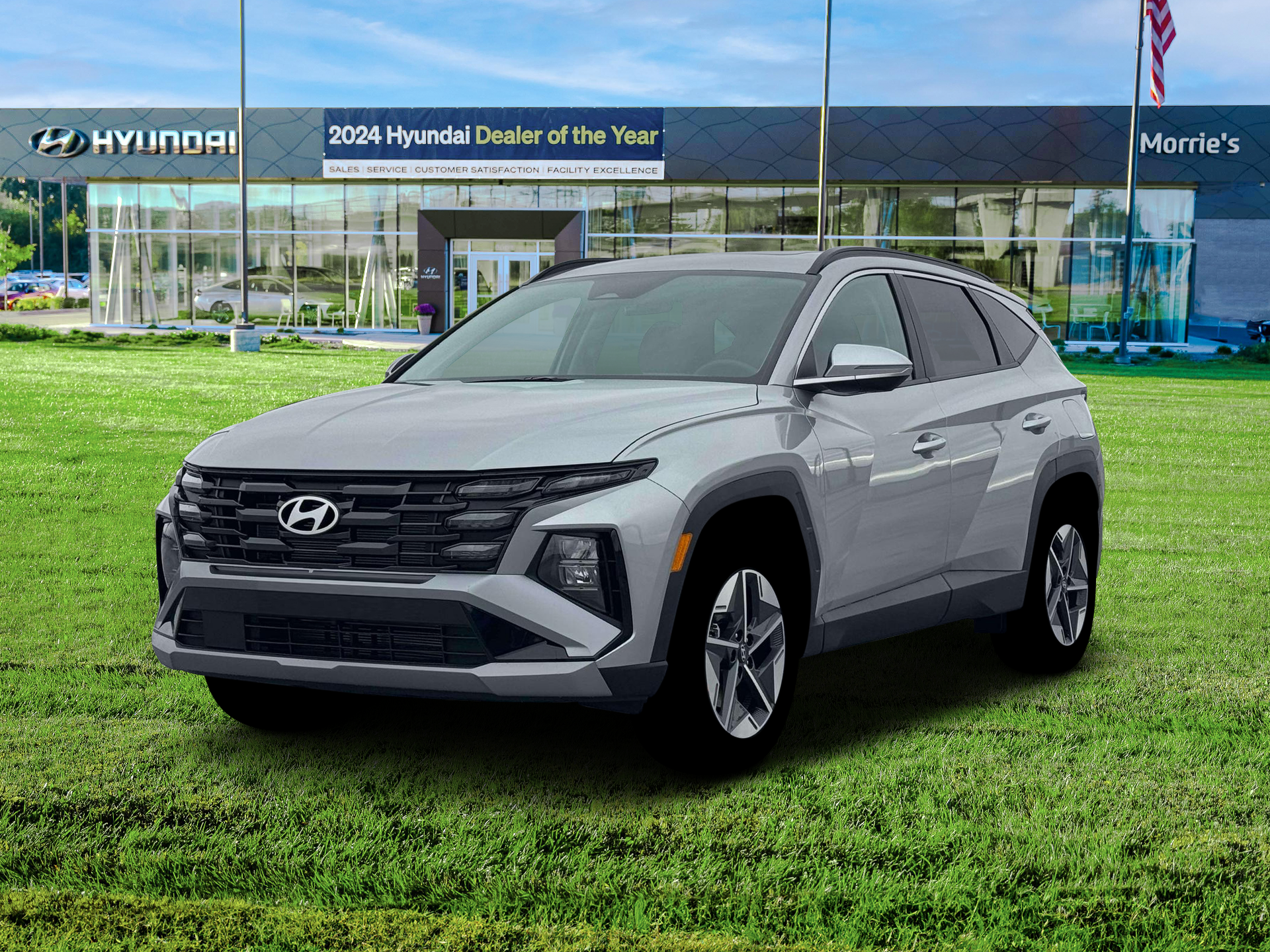 New 2026 Shimmering Silver Hyundai SEL Premium AWD image 1