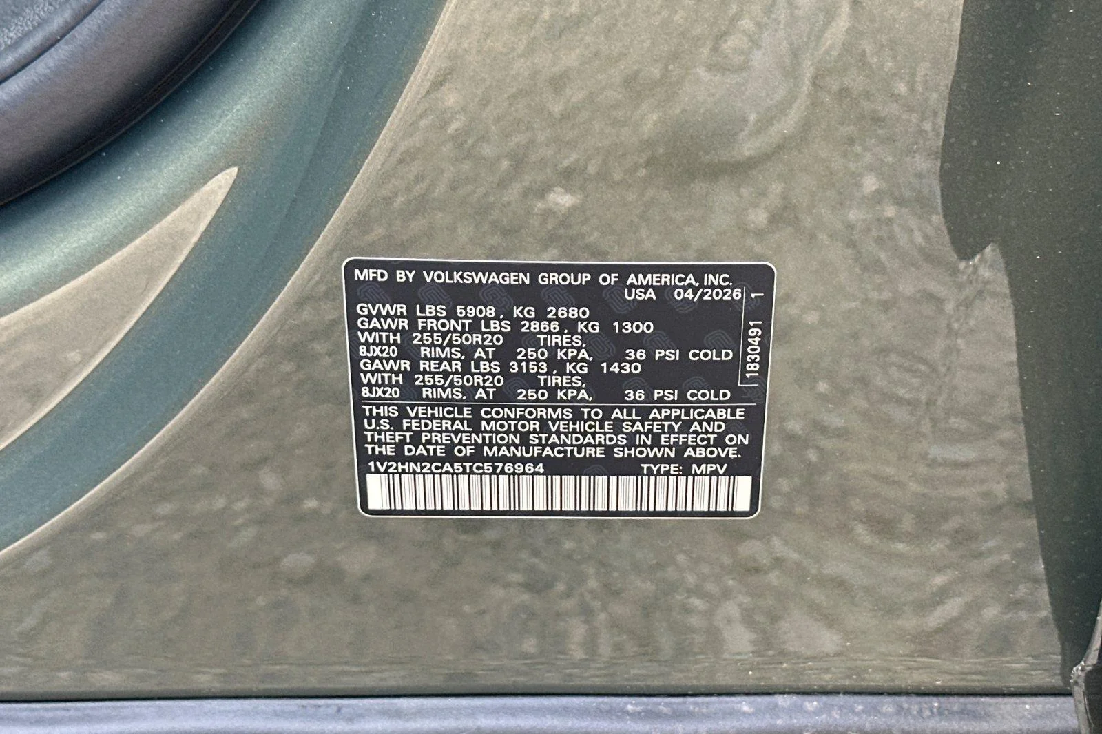New 2026 Avocado Green Pearl Volkswagen 2.0T SE w/Technology image 29