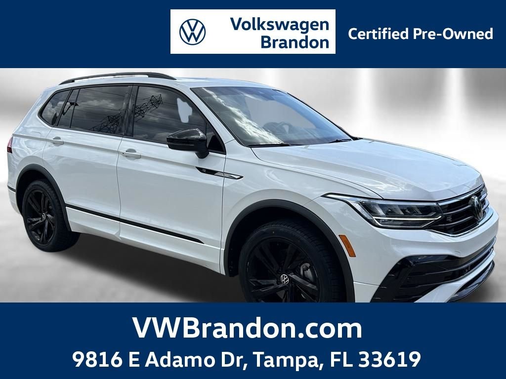 Certified Used 2023 White Volkswagen 2.0T SE R-Line Black image 1