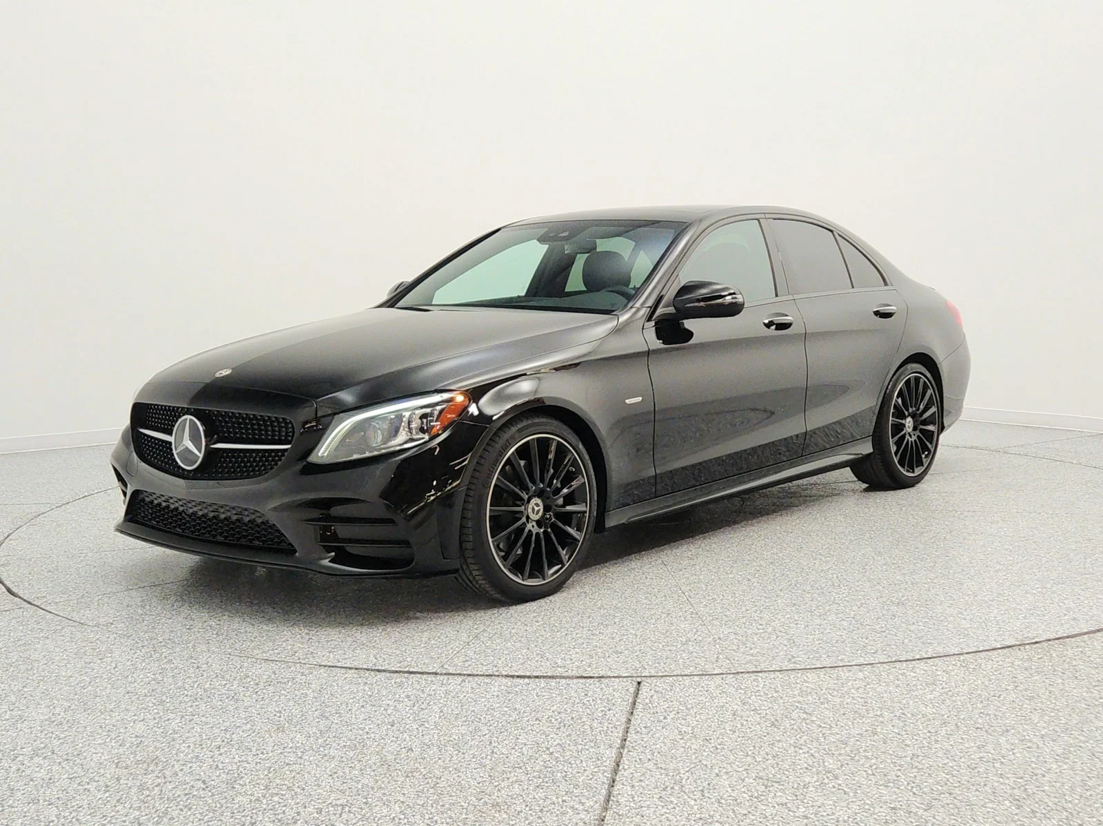 Certified Used 2021 Black Mercedes-Benz C 300 Sedan image 1