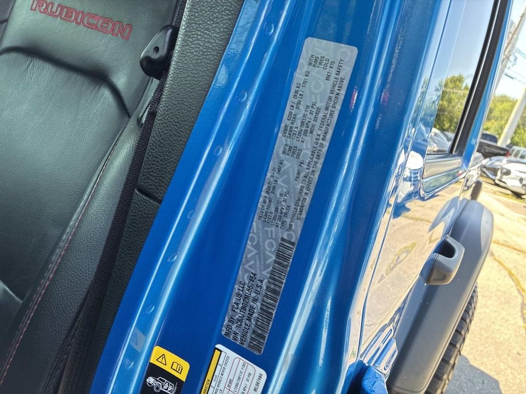 Used 2021 Blue Jeep Rubicon image 24