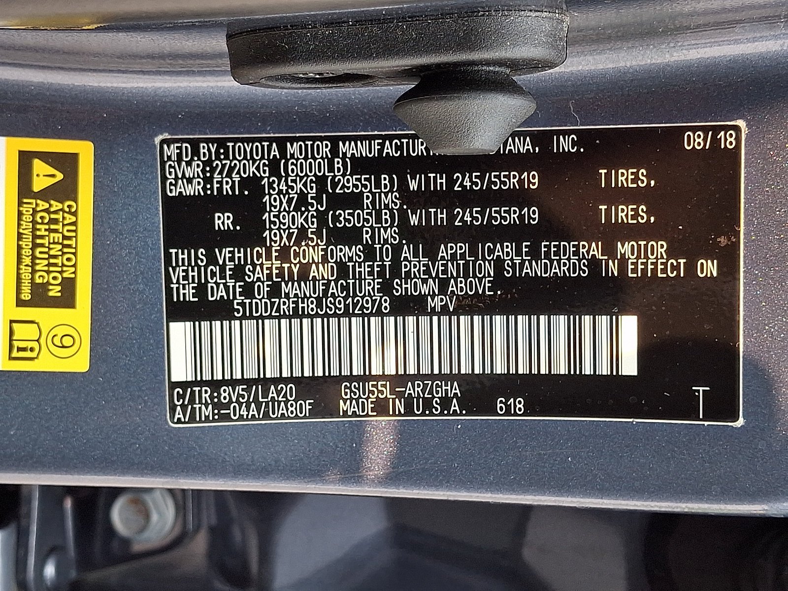 Used 2018 Shoreline Blue Pearl Toyota Limited Platinum image 28