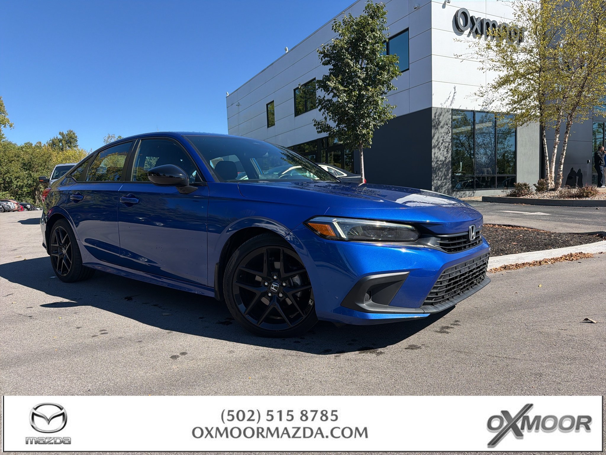 Used 2024 Aegean Blue Metallic Honda Sport image 1