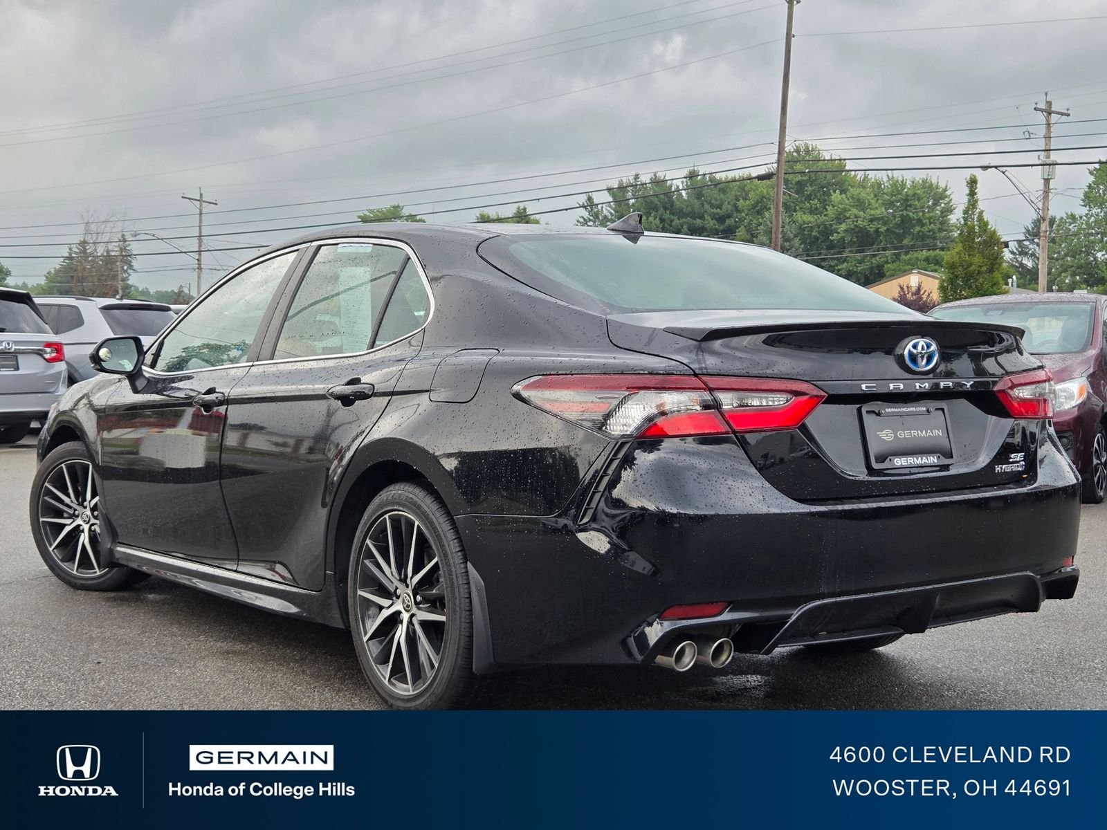 Used 2023 Midnight Black Metallic Toyota SE image 13