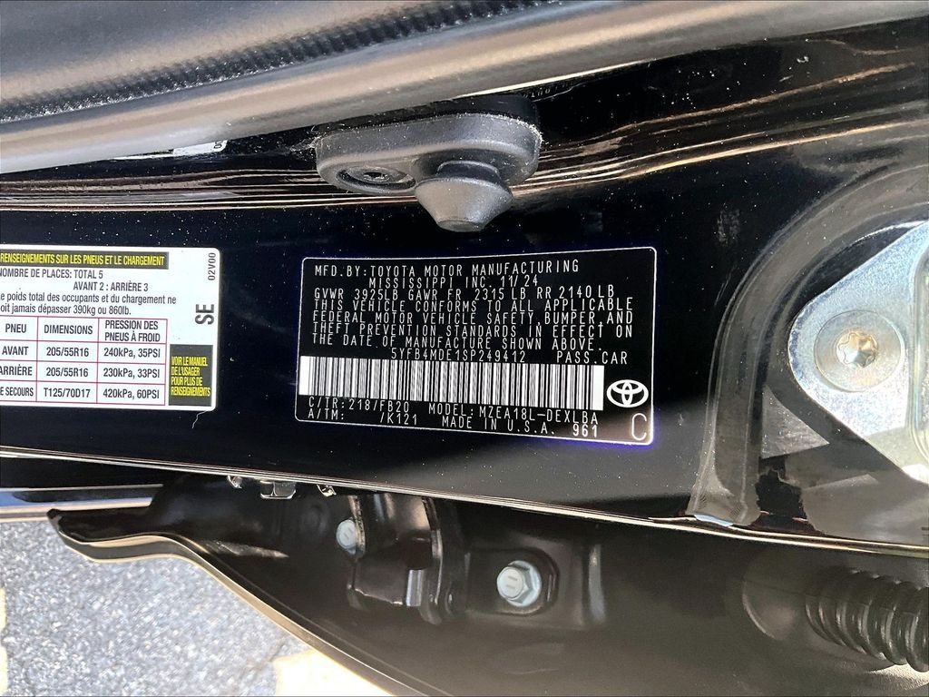 Used 2025 Black Toyota LE image 36