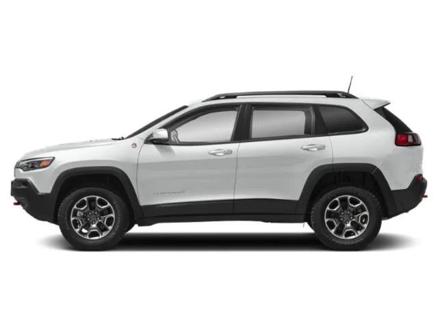 Used 2020 Bright White Clearcoat Jeep Trailhawk image 3