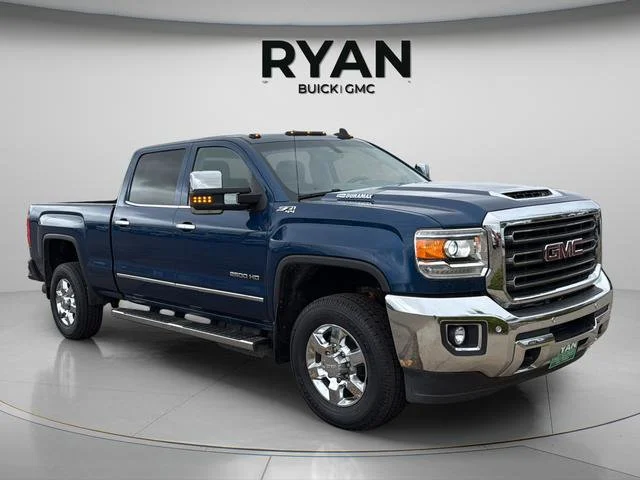 Used 2018 STONE BLUE METALLIC GMC SLT image 8