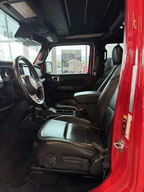 Used 2021 Firecracker Red Jeep Unlimited Sahara image 7