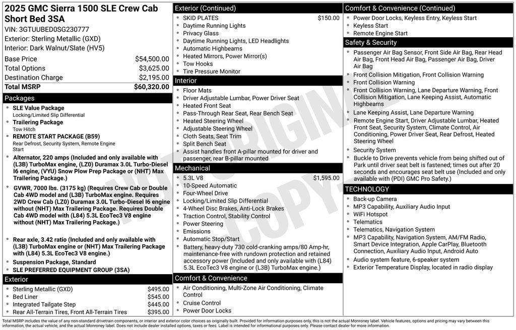 Used 2025 Silver GMC SLE image 10