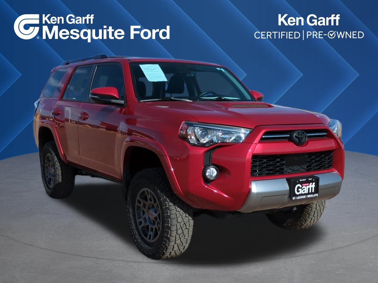 Certified Used 2020 Barcelona Red Metallic Toyota SR5 image 1