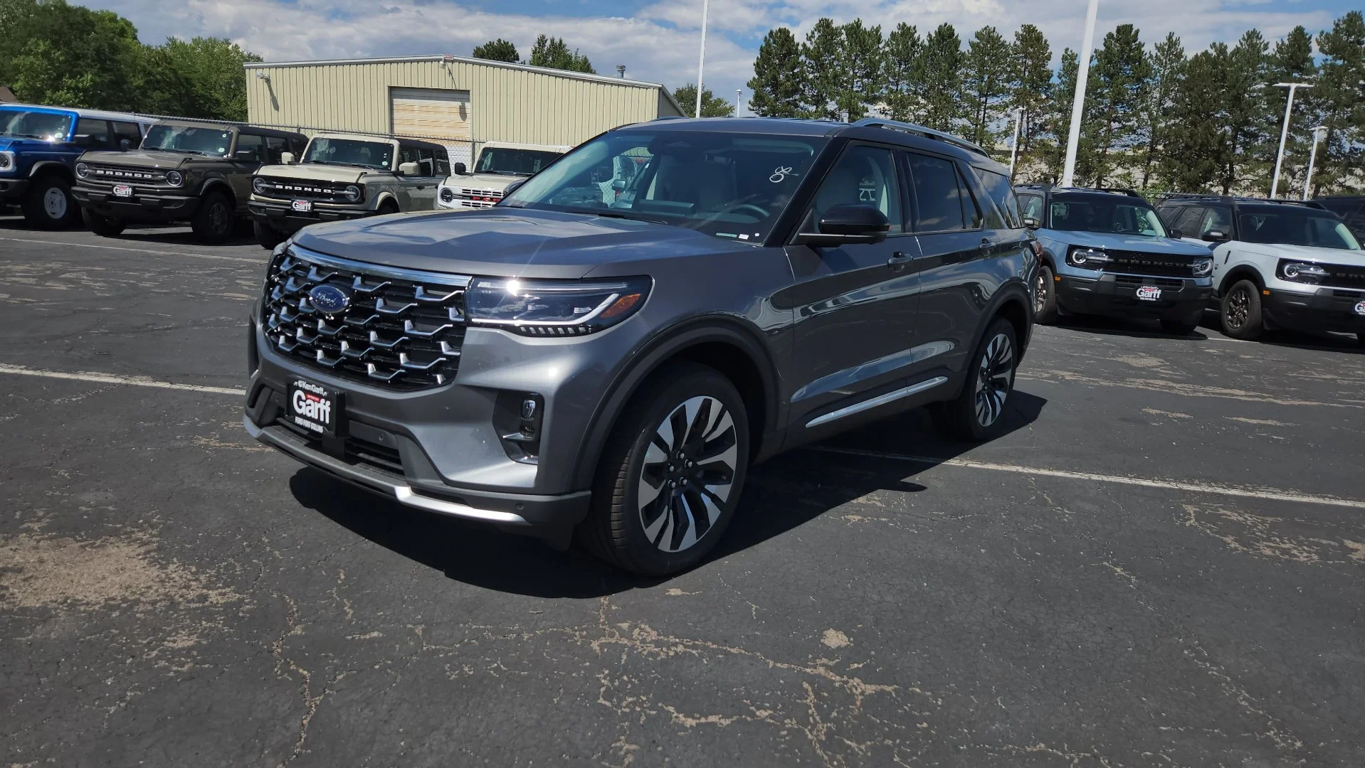 New 2026 Carbonized Gray Metallic Ford Platinum image 2