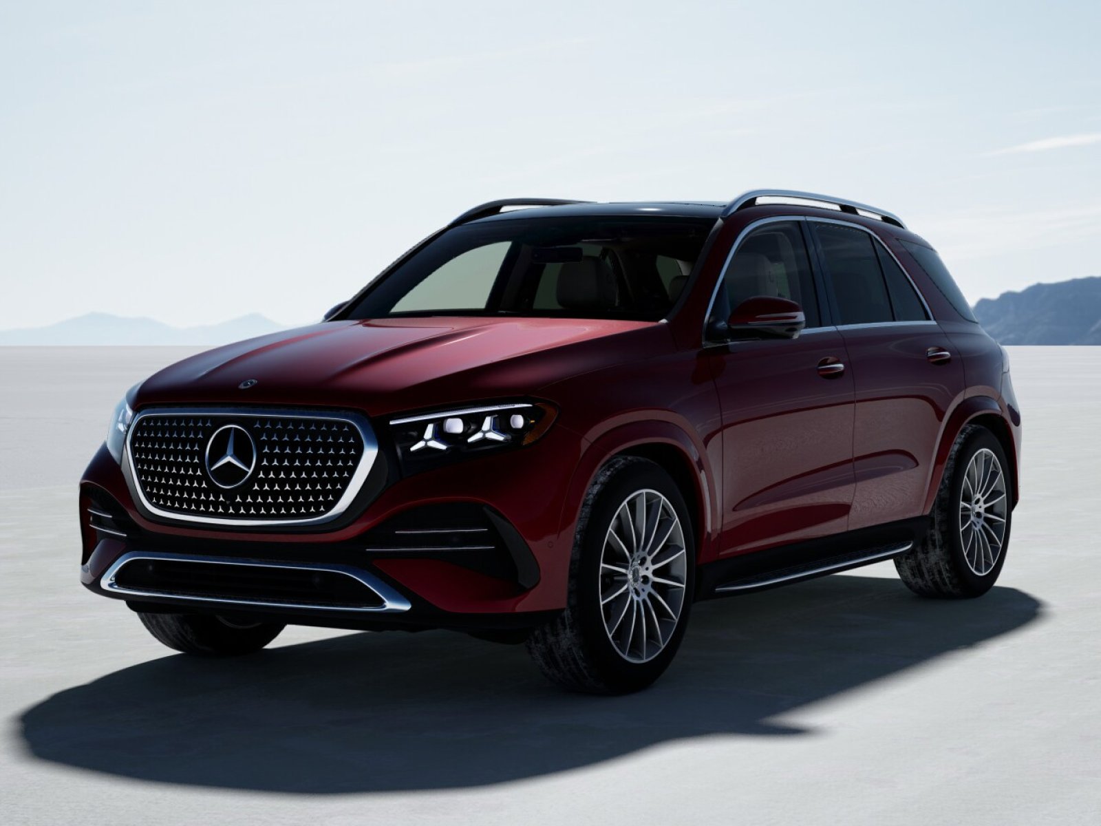 New 2027 MANUFAKTUR Patagonia Red Metallic Mercedes-Benz GLE 450 image 1