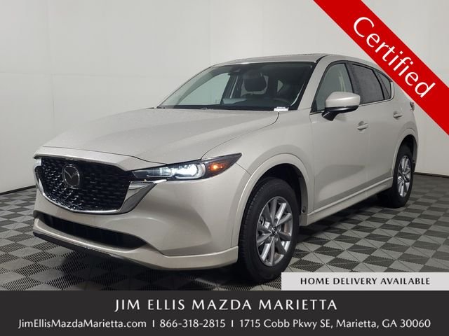 Certified Used 2025 Silver Mazda 2.5 S Preferred Package image 1