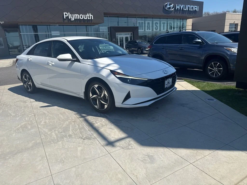 Certified 2023 Hyundai Elantra SEL with VIN 5NPLS4AG5PH111974 for sale in Plymouth, MA