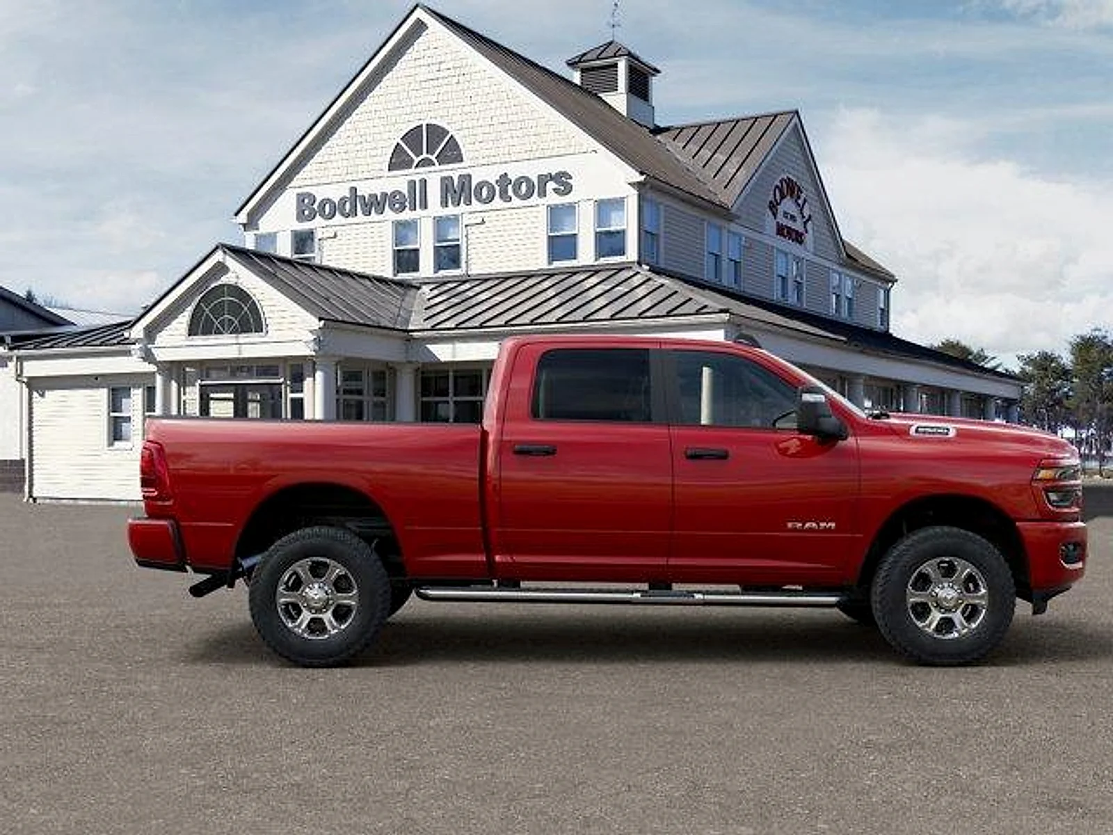 New 2026 Flame Red Clearcoat RAM Big Horn Crew Cab 4x4 6