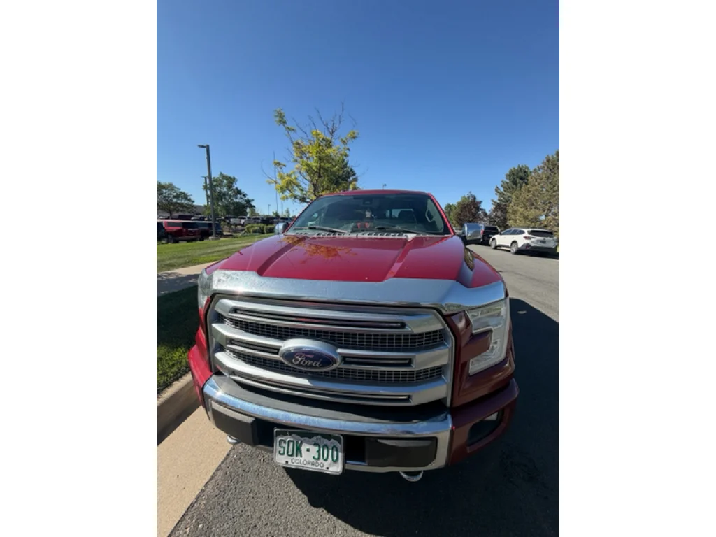 Used 2015 Ruby Red Metallic Tinted Clearcoat Ford Platinum image 7