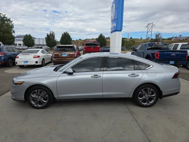 Certified Used 2025 Solar Silver Metallic Honda HYBRID EX-L image 48