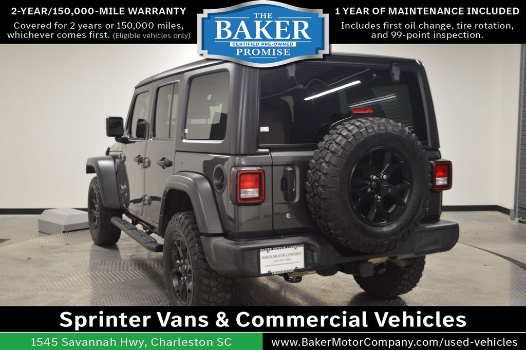 Used 2022 Crystal Metallic Jeep Unlimited Willys image 3