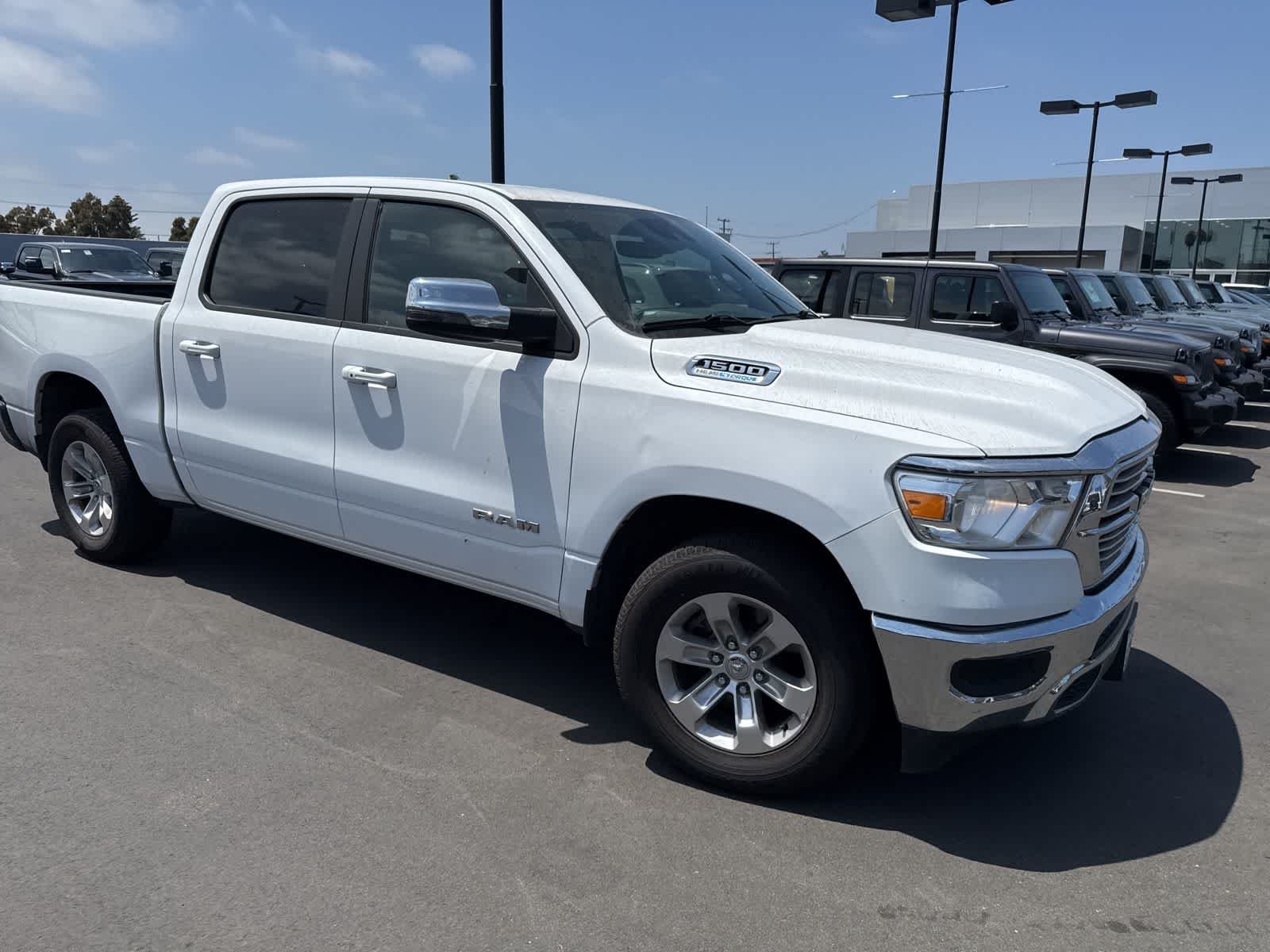 Used 2024 Bright White Clearcoat Ram Laramie image 10