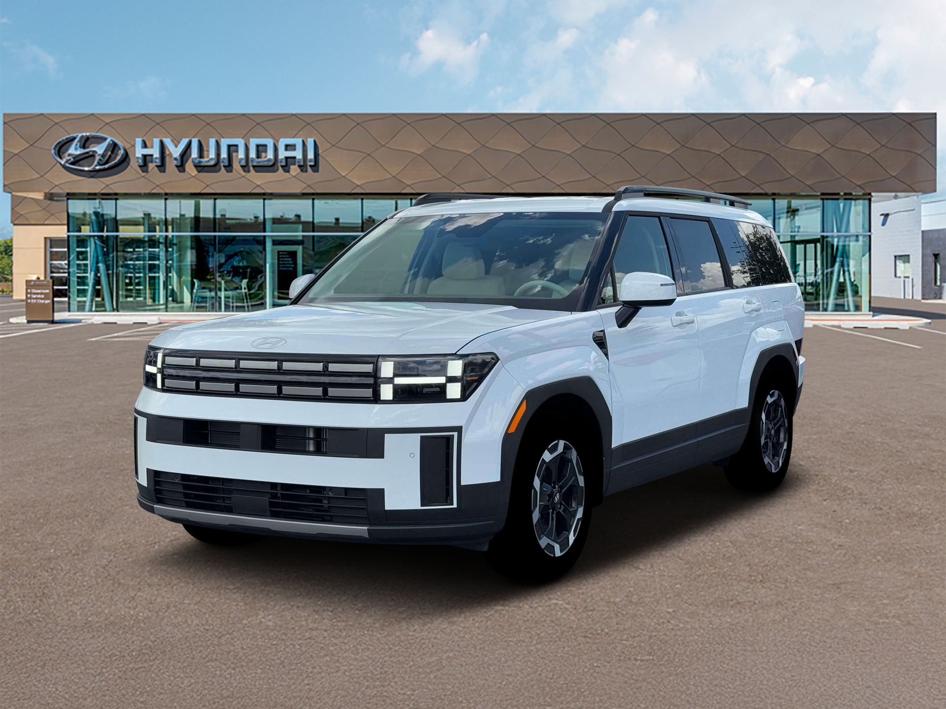 New 2026 White Hyundai SEL FWD image 1