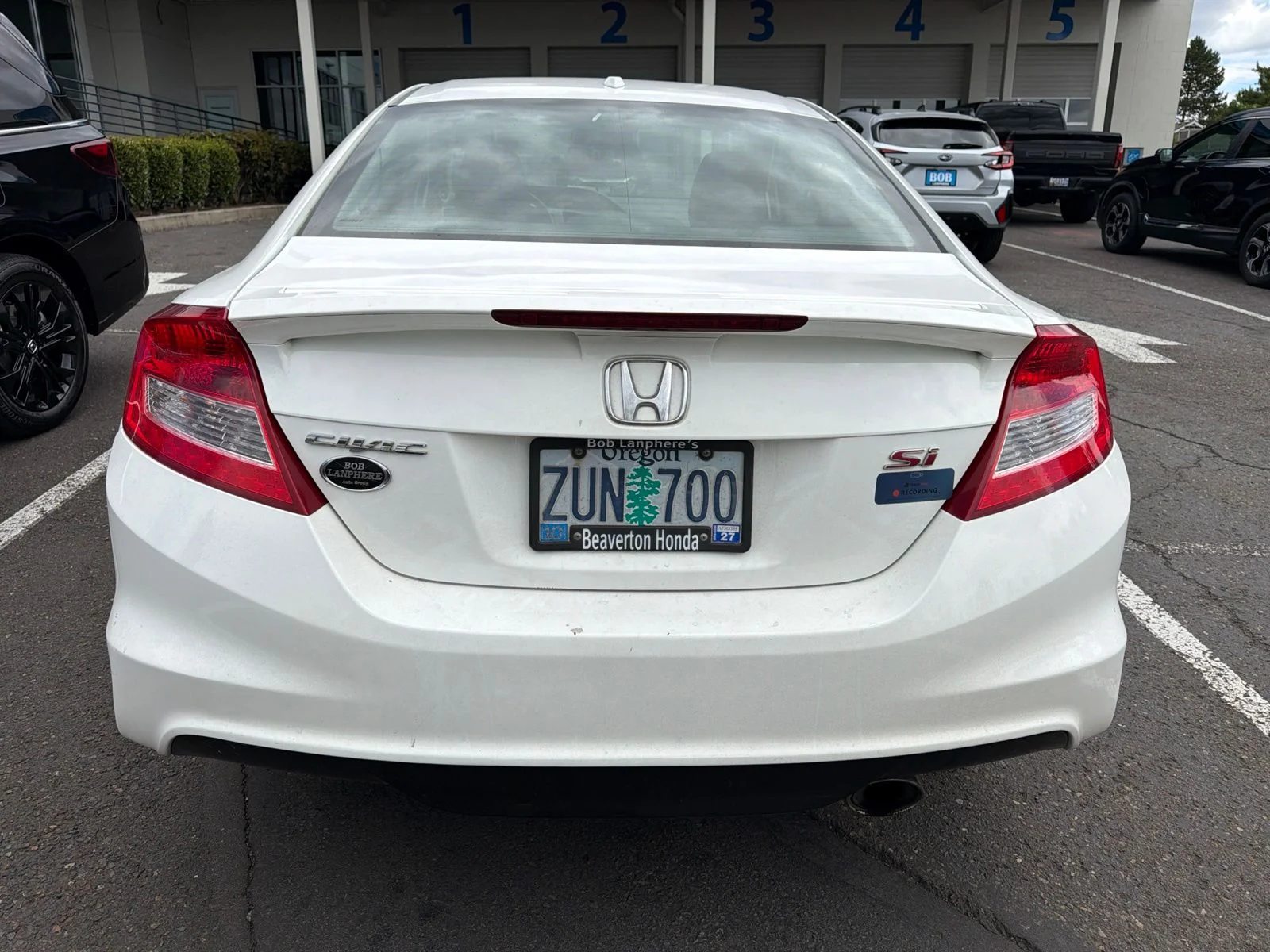 Used 2012 Taffeta White Honda Si image 5