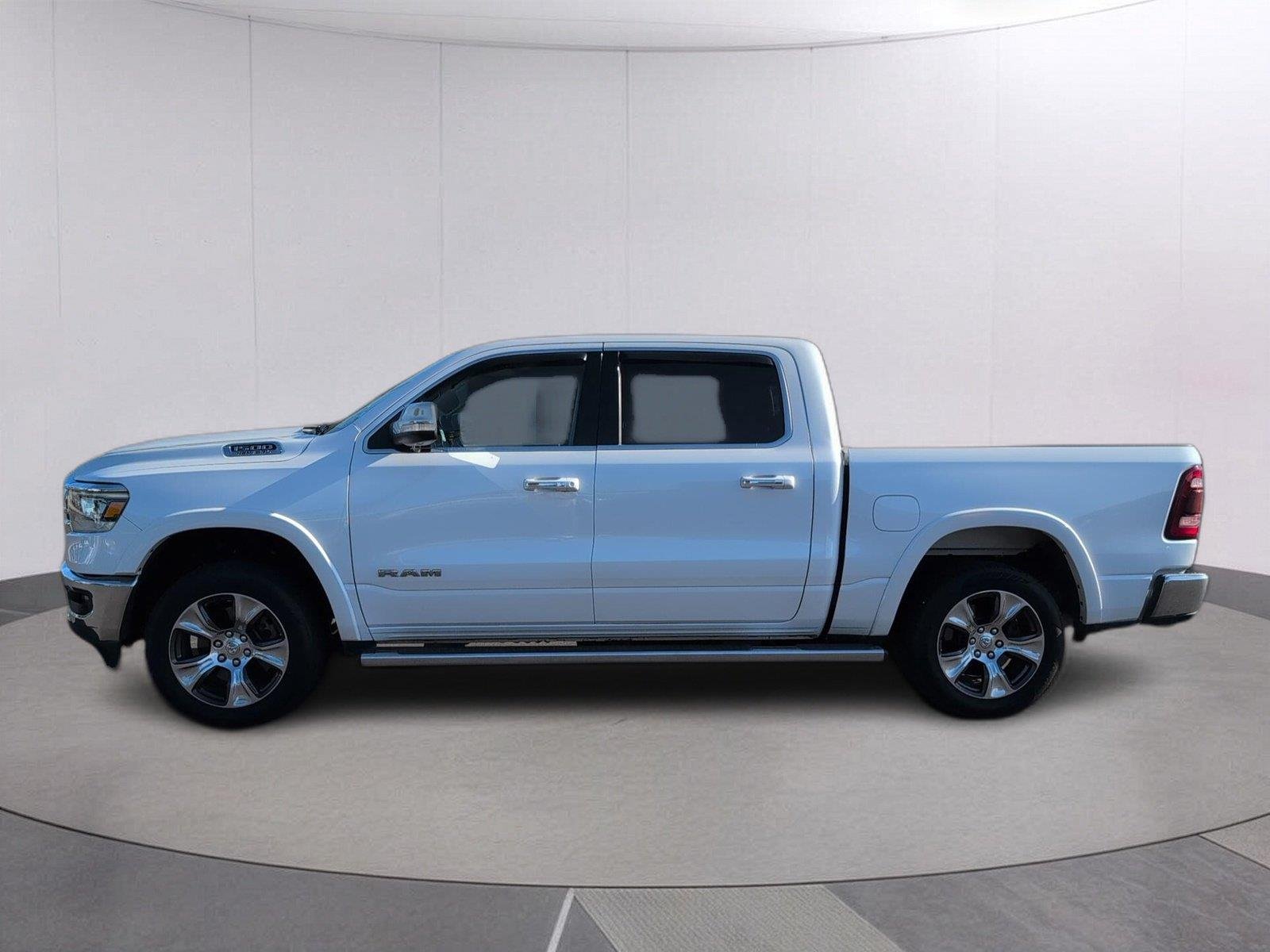 Used 2019 Ivory White Tri-Coat Pearlcoat Ram Laramie image 2