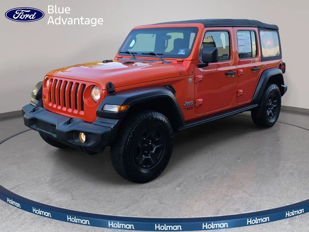 Certified Used 2019 Metallic Jeep Unlimited Sport image 1