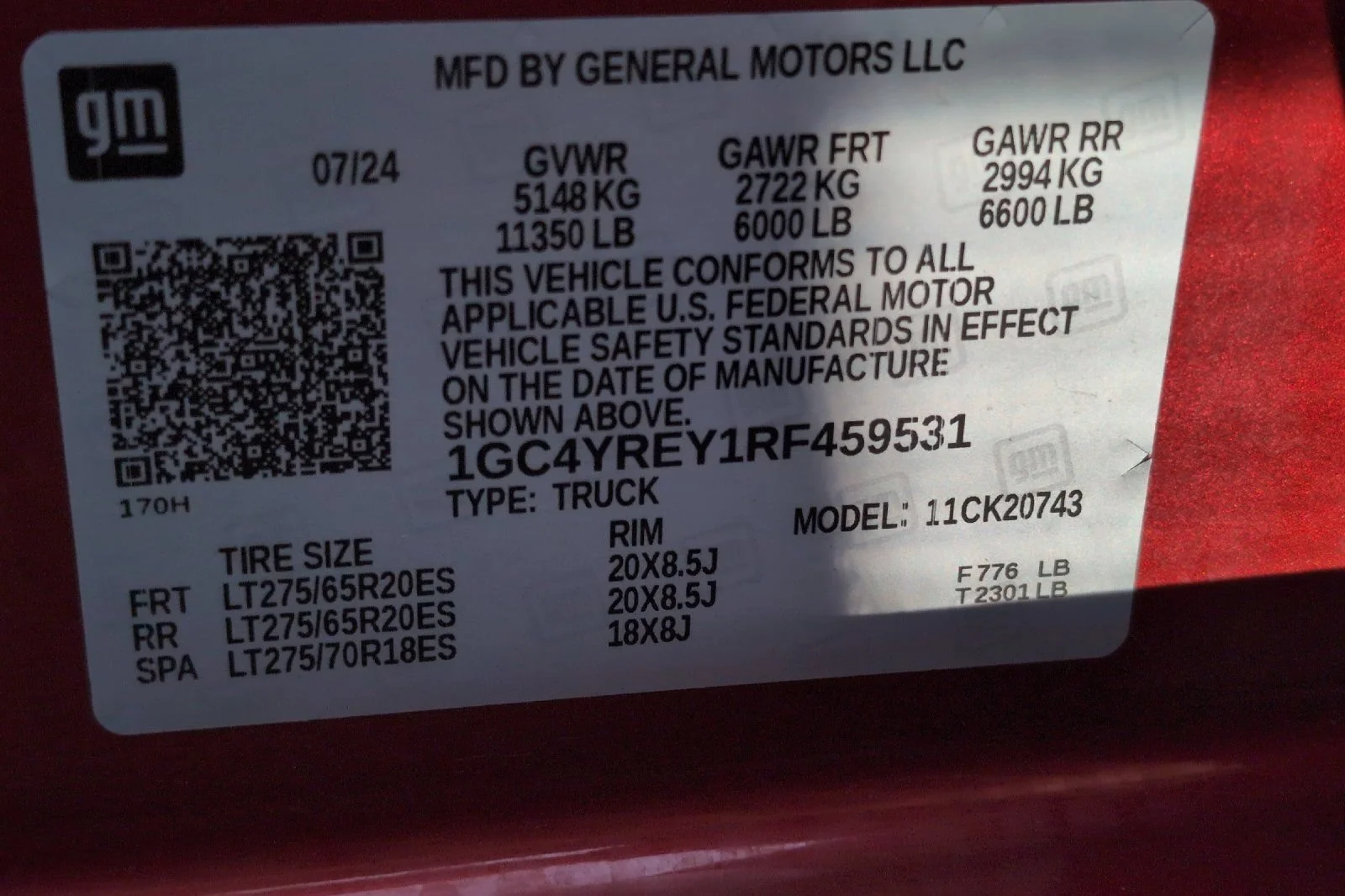 Used 2024 Radiant Red Tintcoat Chevrolet High Country image 30