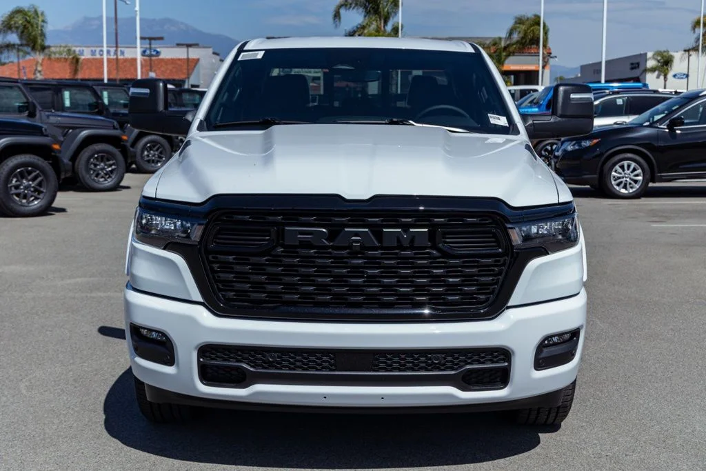 New 2026 Bright White Clear-Coat Exterior Paint RAM Big Horn Night Edition image 9