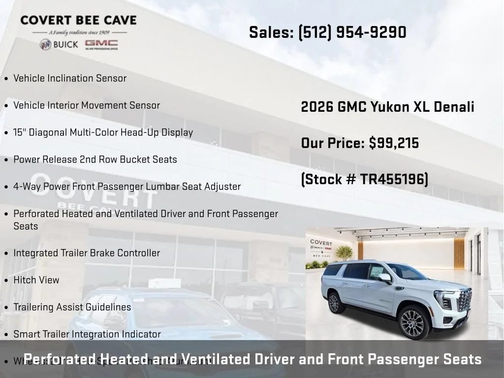 New 2026 Glacier White Tricoat GMC Denali image 46
