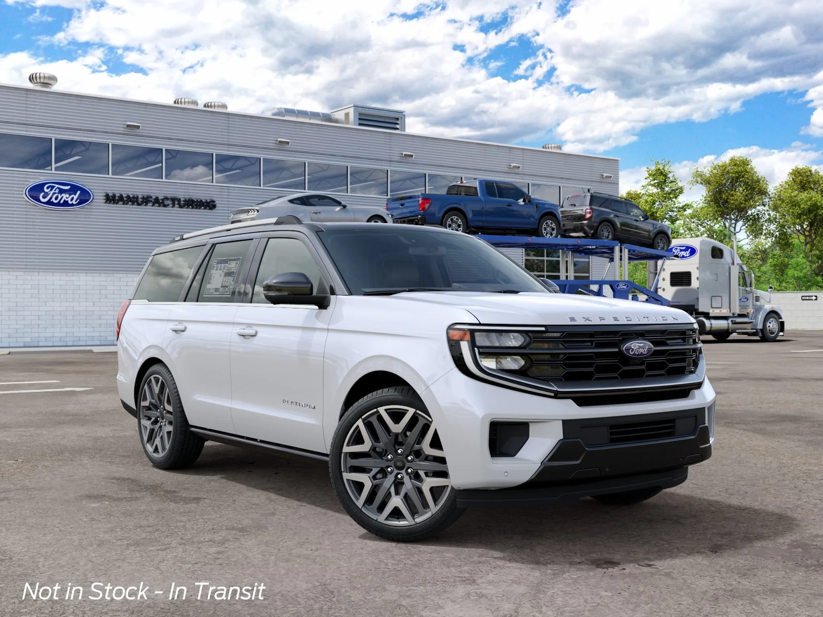 New 2027 Star White Metallic Tri-Coat Ford Platinum image 4