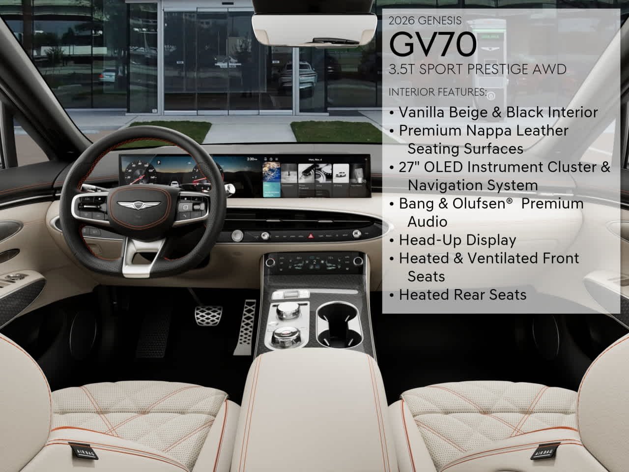 Used 2026 Alta White Genesis 3.5T Sport Prestige image 17
