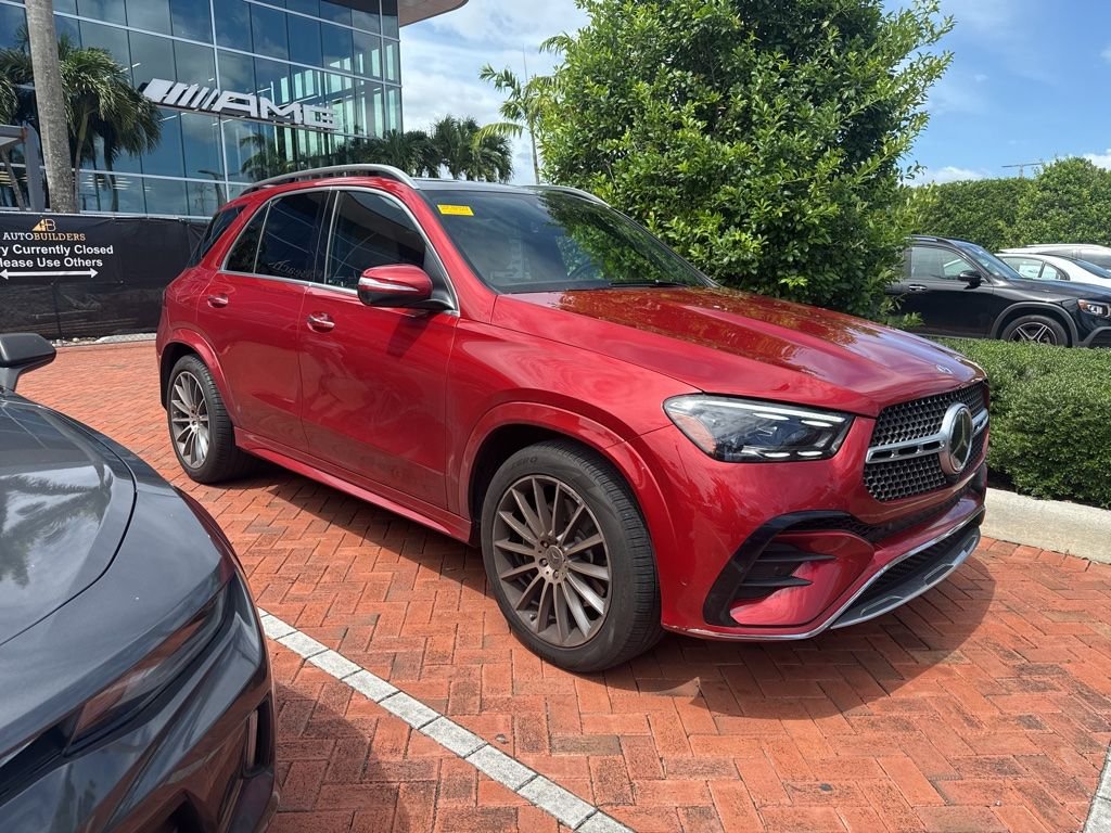 Certified Used 2024 Red Mercedes-Benz GLE 450 image 1