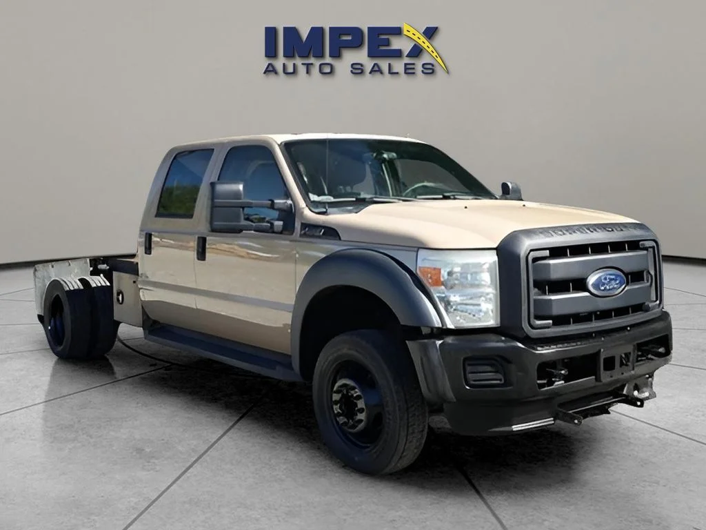 Used 2013 Brown Ford XL Dump Truck image 3