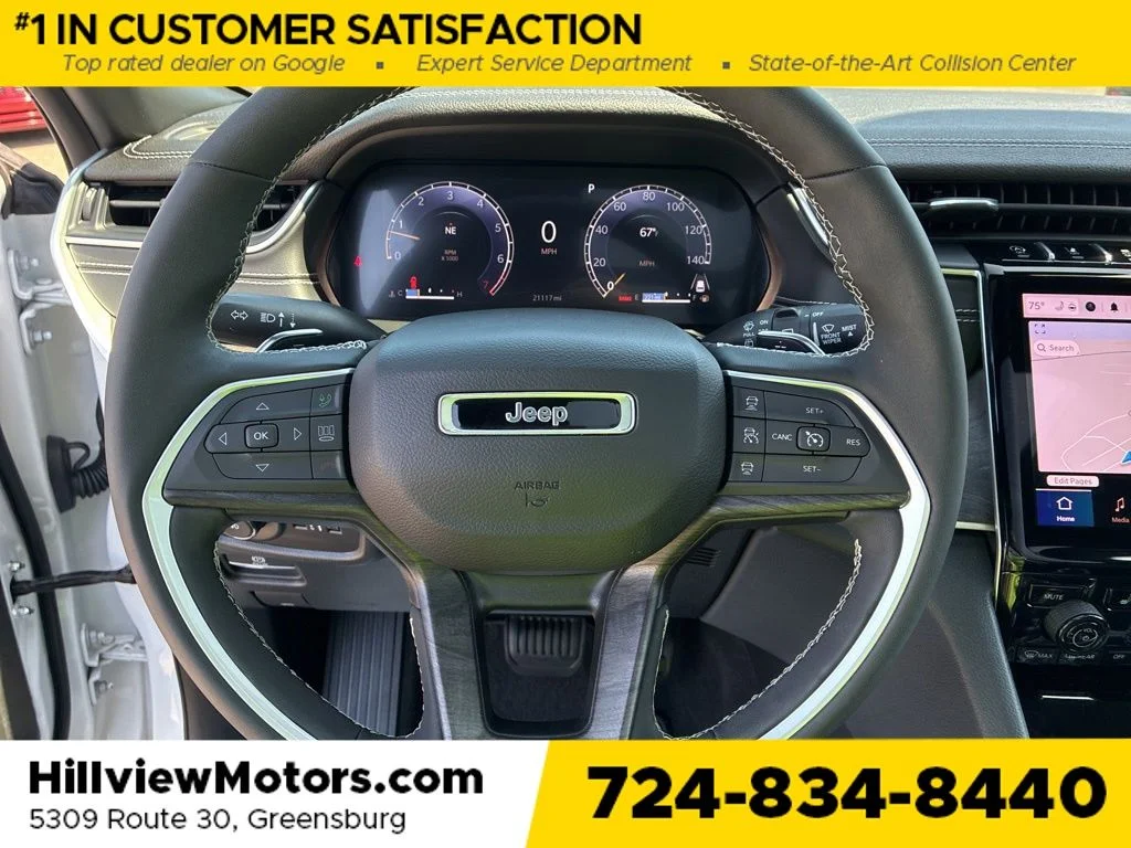 Used 2024 Bright White Clearcoat Jeep Limited image 30